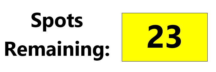 23 spots left