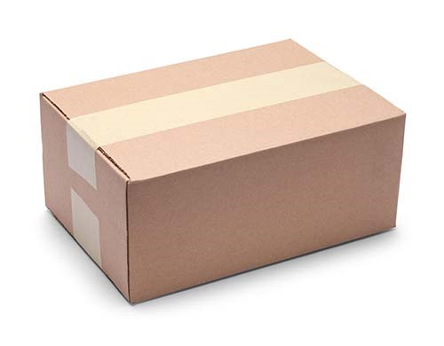 Small brown shipping box