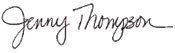 Jenny Thompson Signature